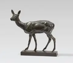 Sicherndes Reh by August Gaul, Circa 1918, Bronze, sold May 2025