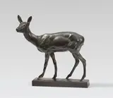 August Gaul, Sicherndes Reh, Circa 1918, Bronze