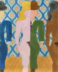 William Copley, Intolerance, 1982, Acrylic on canvas
