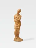 Wilhelm Lehmbruck, Kleine Sinnende, 1910/1911, Plaster, tinted ochre, with shellac