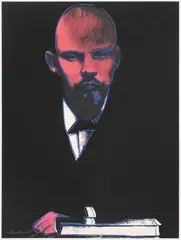 Lenin by Andy Warhol, 1987, Screenprint in colours, on Arches 88 paper, the full sheet, sold May 2025