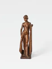 Mädchen mit großem Tuch by Gerhard Marcks, 1936, Bronze, sold May 2025