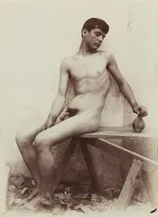 Untitled by Wilhelm von Gloeden, c. 1895, Albumen print, sold May 2025
