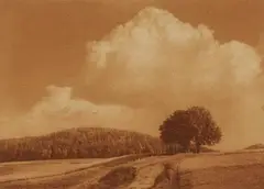 Otto Ehrhardt, Aus dem Isergebirge, 1920s, Bromoil transfer print mounted on cardboard