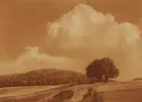 Otto Ehrhardt, Aus dem Isergebirge, 1920s, Bromoil transfer print mounted on cardboard