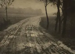 Otto Ehrhardt, Feldweg, 1903, Gum print