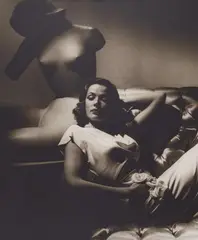 George Hurrell, Gene Tierney, 1944, Gelatin silver print on Agfa-Portriga-Rapid paper, printed