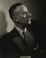 Thomas Mann, New York by Edward Steichen, 1934, Gelatin silver contact print, printed 1950s, sold May 2025