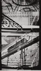 Otto Steinert, Grand Palais I, 1955, Vintage ferrotyped gelatin silver print