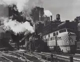 Andreas Feininger, N.Y. Central Railroad, Union Station, Chicago, 1948, Gelatin silver print, printed