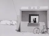 Piergiorgio Branzi, Spiaggia a Senigallia, 1958, Gelatin silver print, printed later