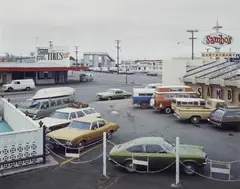 5th Street & Broadway, Eureka, CA by Stephen Shore, 1974, Chromogenic print on Fujicolor-Crystal-Archive paper, printed, sold May 2025