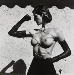Helmut Newton, Tied-up Torso (Henrietta Ficellée), Ramatuelle, 1980, Vintage gelatin silver print, printed by Marc Picot