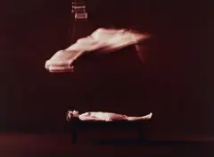 Jürgen Klauke, Bewusstseinserweiterung (from the series: Desaströses Ich), 2001, Chromogenic print on aluminium composite panel