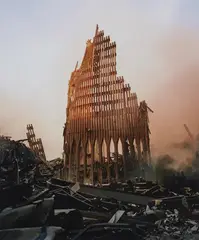 Frank Schwere, Sept. 13, WTC Ruin, Southtower, New York City, 2001, Chromogenic print