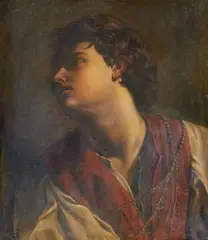 Roman School around 1600, David, Oil on canvas