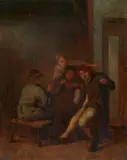 Jan Miense Molenaer, Farmers Drinking, Oil on panel