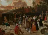 Allegory of Spring with Elegant Company
Allegory of Summer with Rural Company by follower of Sebastiaan Vrancx, Oil on panel. 48 x 67 and, sold May 2025