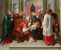 Pieter van Lint, The Circumcision of Christ, Oil on copper