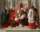 Pieter van Lint, The Circumcision of Christ, Oil on copper