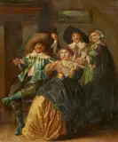 Dirck Hals, Merry Company, Oil on panel