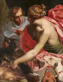 Abraham Janssens, Meleager and Atalanta, Oil on panel