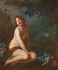 Penitent Magdalene by Francesco Furini, Oil on canvas (relined), sold May 2025