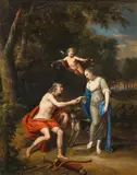Jan van Neck, Venus and Adonis, Oil on canvas (relined)