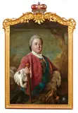 Pietro Antonio Conte Rotari, Two Portraits of Prince Elector Friedrich Christian of Saxony and his Consort Maria Antonia of Bavaria, Oil on canvas (relined). Each
