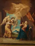 Giovanni Antonio Guardi, The Annunciation, Oil on canvas