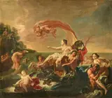 Corrado Giaquinto, The triumph of Galatea, Oil on canvas (relined)