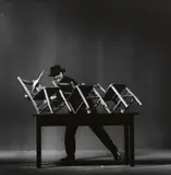 Jürgen Klauke, Kontrollierter Anfall (from the series: Sonntagsneurosen)