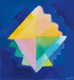 Heinz Mack, Floreo (Chromatische Konstellation), 1997, Acrylic on canvas