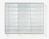 Untitled by Adolf Luther, 1984, Mirror object: 24 semi-transparent mirrors in front of mirror back on wood. In plexiglass case, sold Nov 2024