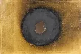 Otto Piene, Untitled, 1963, Oil and traces of fire on canvas