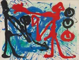 A. R. Penck, Untitled (From the series: Pentagon)