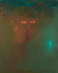 Rainer Fetting, Twilight Head, 1983, Oil on canvas