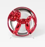 Jeff Koons, Ballon Dog (red), 1995, Porcelain object with coloured metal coating
