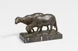 August Gaul, Schafe (Zwei gehende Schafe), 1901, Bronze