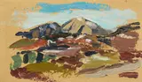 Gabriele Münter, Landschaft, Circa 1904/05, Oil on artist's board