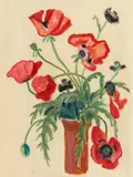 Gabriele Münter, Mohnblumen