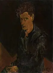 Josef Scharl, Selbstportrait, 1923, Oil on canvas