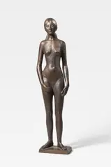 Mädchen mit Zöpfen by Gerhard Marcks, 1976, Bronze, sold Nov 2024