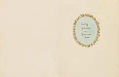 Hermann Hesse, Zwölf Gedichte von Hermann Hesse, 1940-1946, Collection of 12 handwritten poems, 12 watercoloured pen and ink drawings and a sheet with handwritten title 'Zwölf Gedichte von Hermann Hesse' in a watercolour oval. From