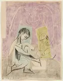 Pablo Picasso, Le petit dessinateur (Claude zeichnet), 1954, Colour lithograph on wove paper