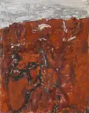 Emil Schumacher, Roma VIII, 1963, Oil on canvas