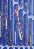 Konrad Klapheck, 671, 2011, Oil on canvas