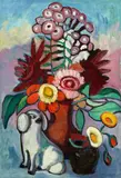 Gabriele Münter, Heiteres Blumenbild, 1949, Oil on canvas