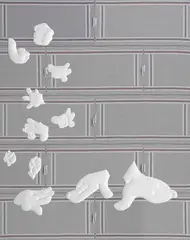 Amateur Nacht by Cosima von Bonin, 2007, Cotton and fleece on canvas, sold Nov 2024
