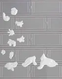 Cosima von Bonin, Amateur Nacht, 2007, Cotton and fleece on canvas